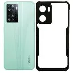 COBERTA Back Cover for Oppo A57 4G Back Cover Case - Black Transparent