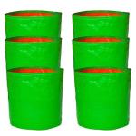 KT Plant Grow Bags, Terrace Gardening Vegetable Planting Pots, Plant Bags for Home Garden - 9''9''( Pack of 6 )