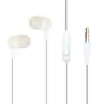 Hitech Extra Bass Stereo Earphone / Headphone ( White & Black)