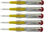 DUMDAAR Heavy 2in1 Electric voltage line tester pocket pen (Pock of 5) Analog Voltage Tester