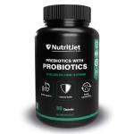 NutritJet Probiotics 30 Billion CFU (16 Probiotic Strains) - 60 Vegetarian Capsules
