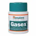 Himalaya Gasex, Improves Digestion, Relieves Trapped Gasses and Provides Relief From Bloating - 100 Tablets