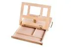 Brustro Beige Artists Small Desk Box Easel Holds Canvases Upto 11.8 Inch