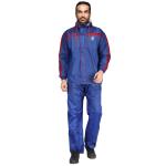 ORANGE Premium Quality Nylon Solid Reversible Supreme Raincoat Set For Mens|COLOUR:-BLUE|SIZE:-XXL