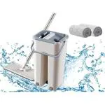 SS COLLECTION Pocha bucket for floor cleaning mop with bucket for floor cleaning with wheels moping basket with spinning 1 SET