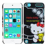 Heartly For Apple Ipod Touch 5 5Th Gen Kitty Black Back Case Cover