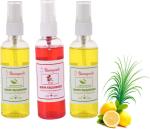 Illumynate Rose And Lemon Grass Room Air Freshener Room Perfume Spray For Kitchen Bathroom Car Spray (3 X 100 Ml)