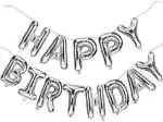 FANEX Solid Happy Birthday Foil Letter Balloon