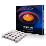 Aromahpure Unscented Decorative Tealight Candles | Wax Tealight Candle | 8 gm, 50 Pcs| Unscented Smokeless Candles | 2 hours Burning Time Guaranteed | For Home Decoration & Celebration