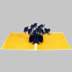 Designarium Konkan Mart Craft Paper 3D Popup Graduation Day Greeting Card