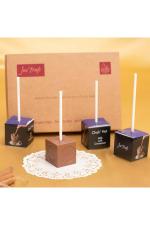 Jus' Trufs Assorted Chok Milk with Cinnamon Chocolate Sticks Ready to Drink 160g (Pack of 4)