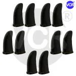 VCR Mobile Accessories Thumb Sleeves & Finger Sleeves for Mobile Games - 10 Pieces in 5 Packs - Anti Sweat Finger Sleeve Gloves makes gaming easy on Phone and Tablet - Easy To Wear Gaming Sleeves