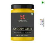 FOODADO Premium A2 Desi Cow Ghee | Vedic Bilona Method | Traditional Curd Churned (1Lit)