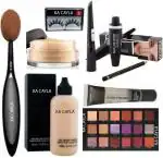 KA CAYLA Eyeshadow palette matte and glitter, face powder, Lash, mascara set, primer, foundation and makeup brush (7 Items in the set)