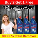 BLISS & BLUSH Toilet Cleaner blue 1500ml Plant Based Arctic Air Fragrance Toilet Bowl Cleaner, Biodegradable, Non-Toxic And Eco-Friendly