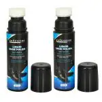 Shoeshine liquid shoe polish (Pack of 2) Black leather shoe polish