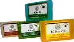 Khadi Herbal Natural Soap Set Of 4, 125 Gm Each (Pack Of 4)