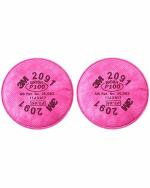 3M 2091 P100 Pink Respirator Mask (Pack of 4 Pieces)