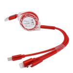 Ethnix USB Data Sync 3 in 1 Type-C Charging Cable for VIVO Y27L