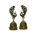 Priyansh Enterprise Handmade Gold D6 Brass Traditional Earrings For Parties, Festivals For Women