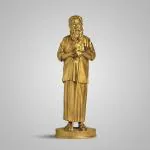 SILAII Handmade Thanthai Periyar Full Figure Sculpture / Home Décor / Office Décor / Table Décor - 10 INCH - Gold (Stone Powder with Resin)