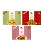 Bambino Assorted Combo Pack Besan Ladoo I Panjiri Ladoo I Mysorepak Each 200 Gms X Pack of 3 (600 Gms)