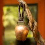 DULI Handmade Brass Copper Cow Bell Hanging For Door Hanging DDLJ Bell