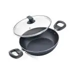 Judge by Prestige Everyday Kadhai 28 cm diameter with Lid 3.4 L capacity (Aluminium, Non-stick)