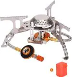 GCA Portable Camping Gas Stove Mini, 3500W Small Backpacking Stove Gas Burner with Piezo Ignition Outdoor Camp Cooker with Carrying Case Fishing Stove