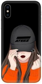 aadia Apple iPhone XS Max Matte Vinyl Ateez Printed Mobile Skin Sticker with Scratch Resistant Lamination