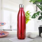 Atlasware Stainless Steel Hot & Cold Vacuum Bottle (1000 ml)-RED