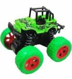 BLOOMING FURNANCY Mini Monster Trucks Friction Powered 360 Degree Stunt Cars for Kids - Push and Go Toddler Toys Inertia Car Toys (Stunt Car Pack of 1)