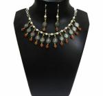 JAYA VISION ENTERPRISES Metal Beads, Rudraksha & Synthetic Pearl Choker