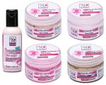 Pink Plums Skin Whitening Facial Kit With Cleansing Milk, Scrub, Massage Cream, Face Gel And Face Pack, 50 Ml (Combo Of 5)