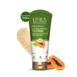Lotus Botanicals Papaya & Vitamin E Insta Glow Exfoliating Face Wash | Brightens Skin | Deep Cleanses & Gently Unclogs Pores | Rich in MINERALS |  Suitable for All Skin Types | 100ml