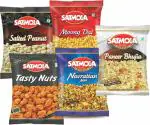 Satmola Namkeen Combo - Paneer Bhujia, Kaju Mix, Shahi Mix, Cornflakes And Bhujia 5 x 170 g Pack Of 5