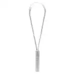 Nurpi steel tongue cleaner | single handle design tongue scraper | Improved Taste Sense & Oral Hygiene|100% stainless steel for adults Easy to Use pack of 1