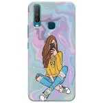 MobiEra Vivo Y15 Multicolor Cute Girl Design Plastic Hard Case Cover