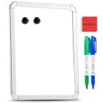 LifeKrafts Dry Erase White Board with 2 Marker Pens and 1 Eraser ( 28 cm X 35 cm)