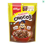 Kellogg's Chocos, with Protein & Fibre of 1 Roti in Each Bowl | 250 gm Pack | High in Calcium & Protein, with 10 Essential Vitamins & Minerals, Breakfast Cereals