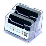 Kebica Stationery Transparent Acrylic Visiting And Business Card Holder