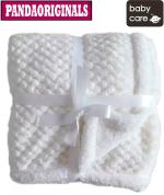 Pandaoriginals Self Design Single AC Blanket for AC Room (Microfiber, White)