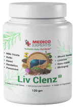 MedicoExperts Liv Cleaz Liver Detox Powder 120gm Milk Thistle, Kutki Powder, Dandelion Root & Kasni