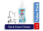 Shinelay Tap and Faucet Cleaner Liquid | Hard Water Stain Remover for Tap & Kitchen | Limescale Remover | Shower Cleaner | Water Spot Cleaner | SS Fittings Cleaner | Ecological Formulation | 250 ML