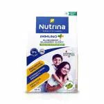 Nutrina - Health Labs Immuno Plus Gummies for Men and Women | Elderberry and Blueberry Extract, Vitamin C and Zinc | Boosts Immunity and Prevents Infections| 30 Tangy Mango Flavoured Gummies (Pack of 1)