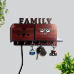 Expleasia Design of Decorative Wall Keyholder |Key Hanging Hooks for Home| Keyholder| Wall Decor | Wall Decor keyholder| Gift |Key Holder for Wall| Office| Home| Gift Items (Family)