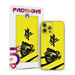 PROSKINS - Black Ninja 3D Textured Mobile Back Skin/Sticker Only for OnePlus 3/3T (Pack of 1)