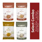 KESARCO Dry Fruits Select Combo | Raisin, Cashew, Raw Almonds and Figs 200gm Each | 800 gm