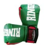 Training Boxing Gloves for Men & Women - Punching Bag Gloves (Green and Red)