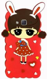 Mcase Rubber, Silicon Red Back Cover For Samsung Galaxy J710, J7 2016